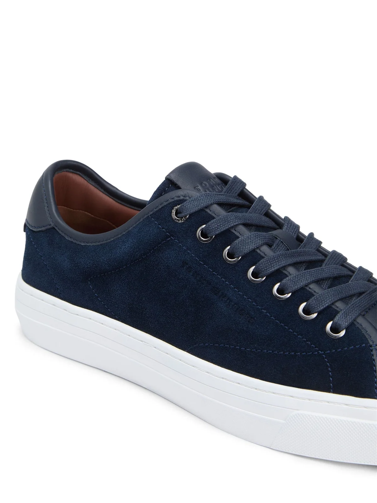 Tommy Hilfiger Premium Leather Cupsole Trainers - Navy - 43