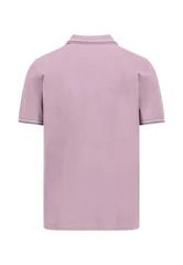 Fynch Hatton Contrast Tipping Polo Shirt - Magnolia - M