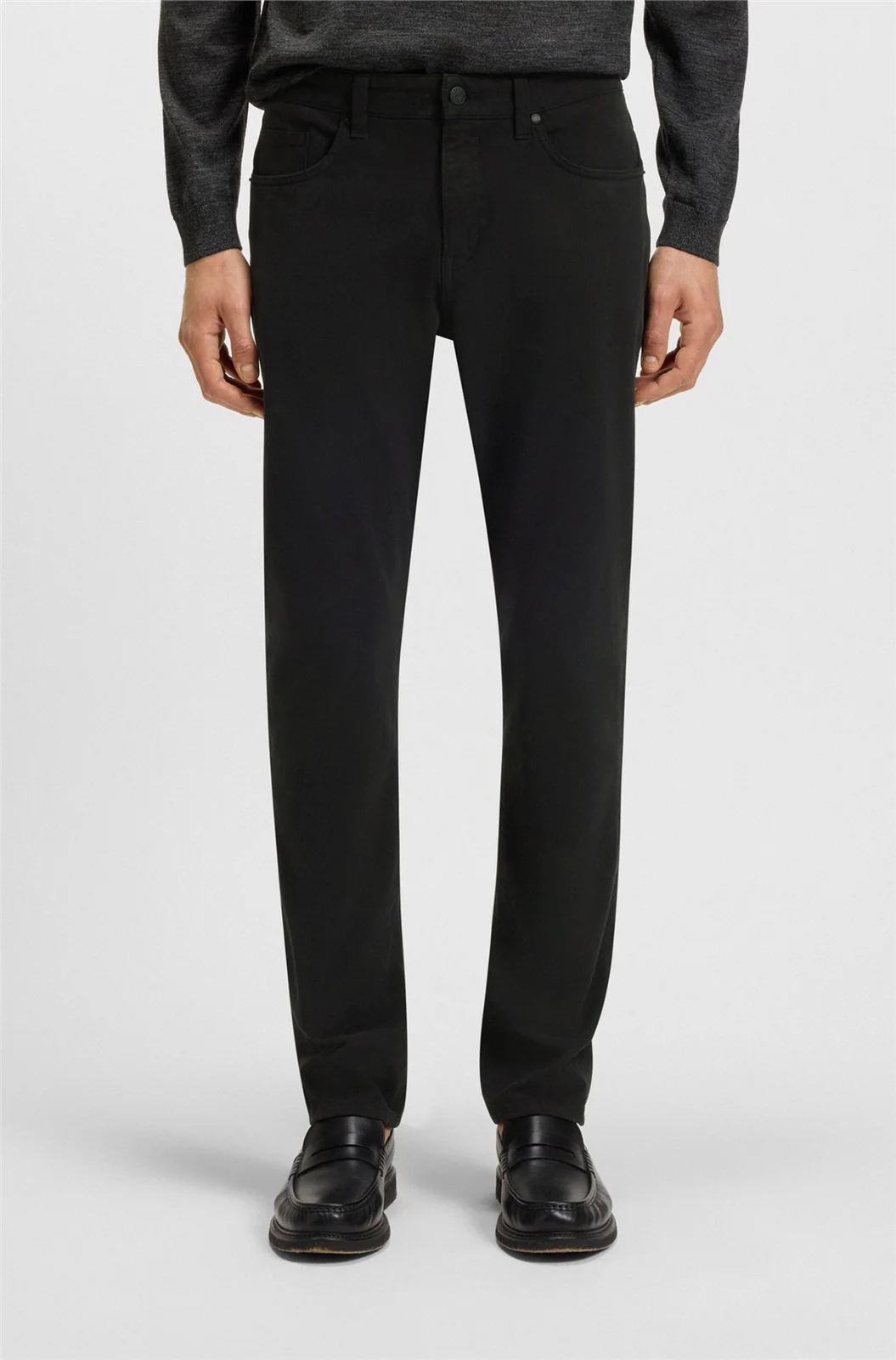 Boss H-Delaware Slim-fit Trousers - Black - 34/32