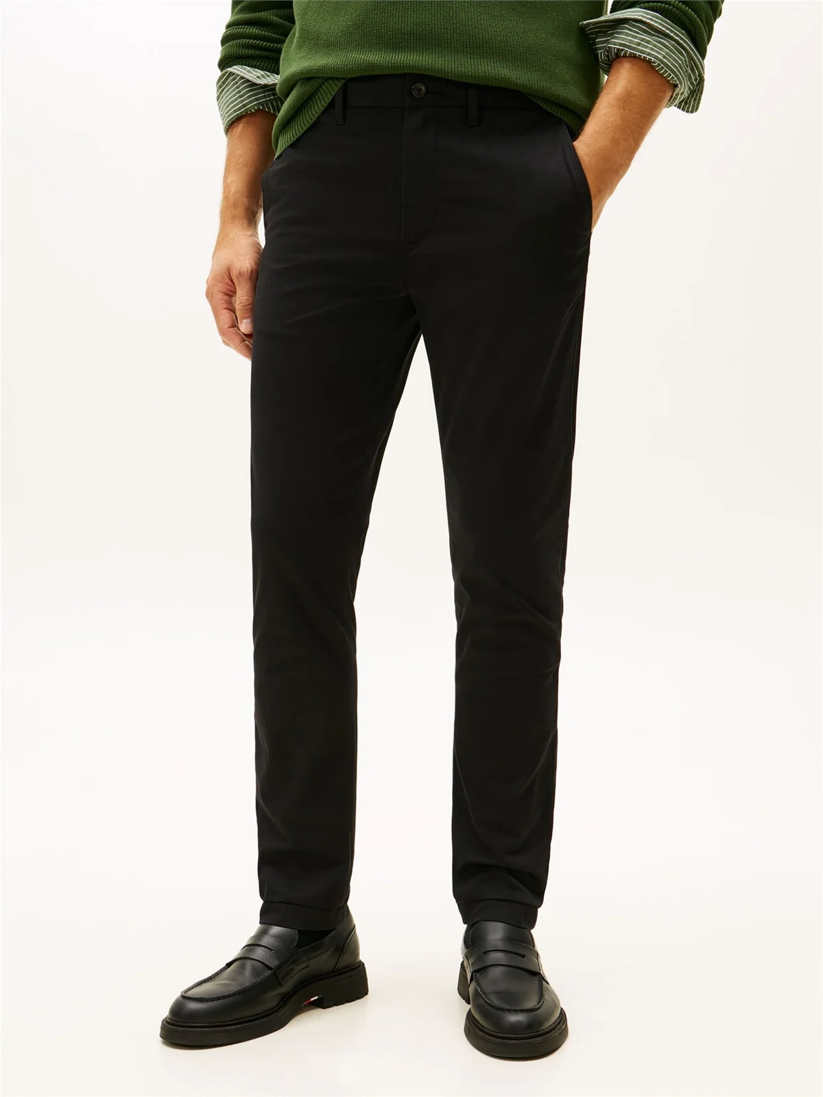 Tommy Hilfiger Bleecker 1985 Pima Chinos - Black - 30/32