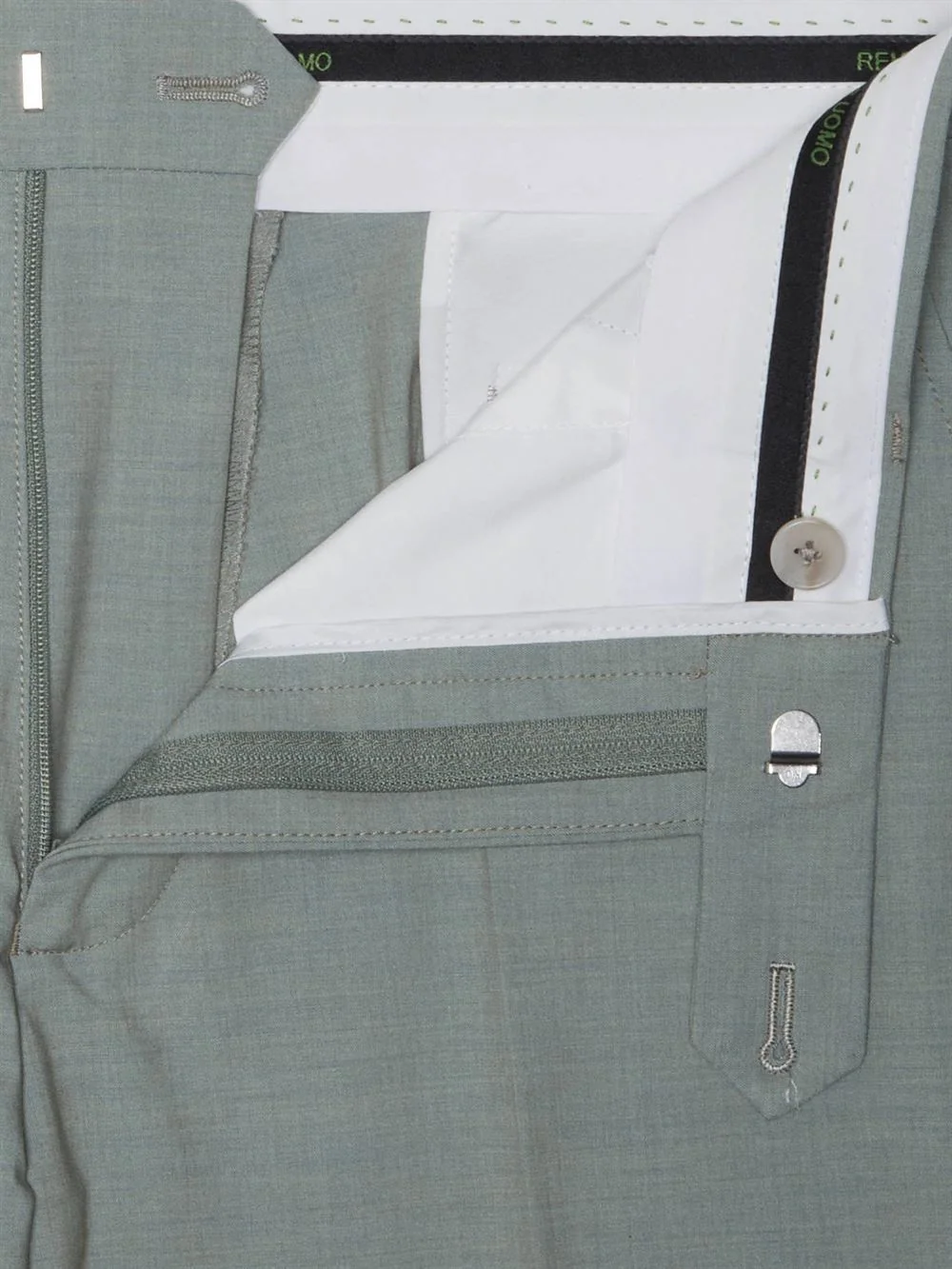 Remus Uomo Massa Trouser - Green - 38/32