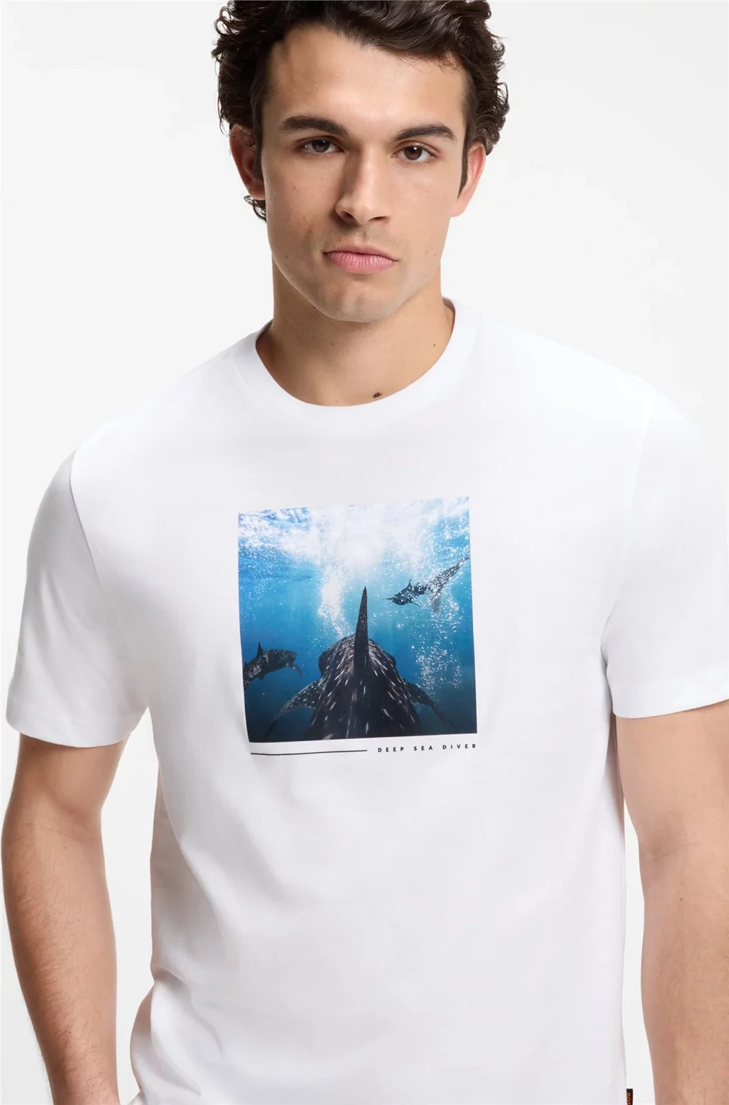 Boss Creature Printed T-shirt - White - XL