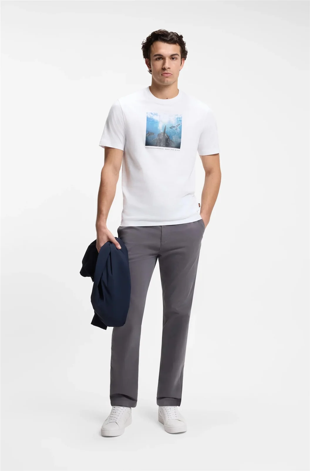 Boss Creature Printed T-shirt - White - XL