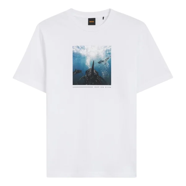 Boss Creature Printed T-shirt - White - XL