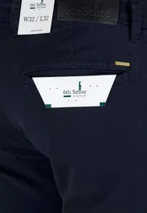 6th Sense Kansas Straight Leg Chinos - Navy - 38/32