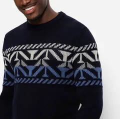 Olymp Feryle Knit Jumper - Navy - XL
