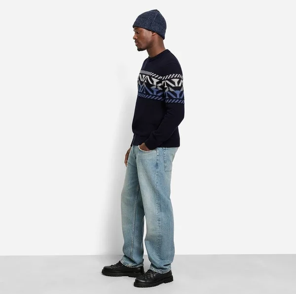 Olymp Feryle Knit Jumper - Navy - XL