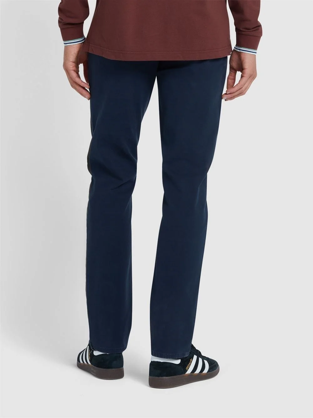 Farah Elm Slim Fit Twill Chino - Navy - 34/30
