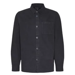 Barbour Regular Washed Overshirt - Navy - S
