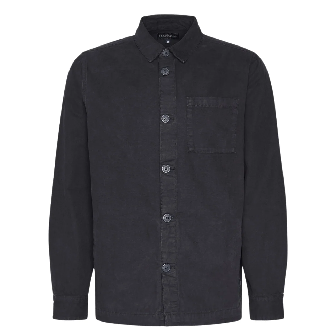 Barbour Regular Washed Overshirt - Navy - S