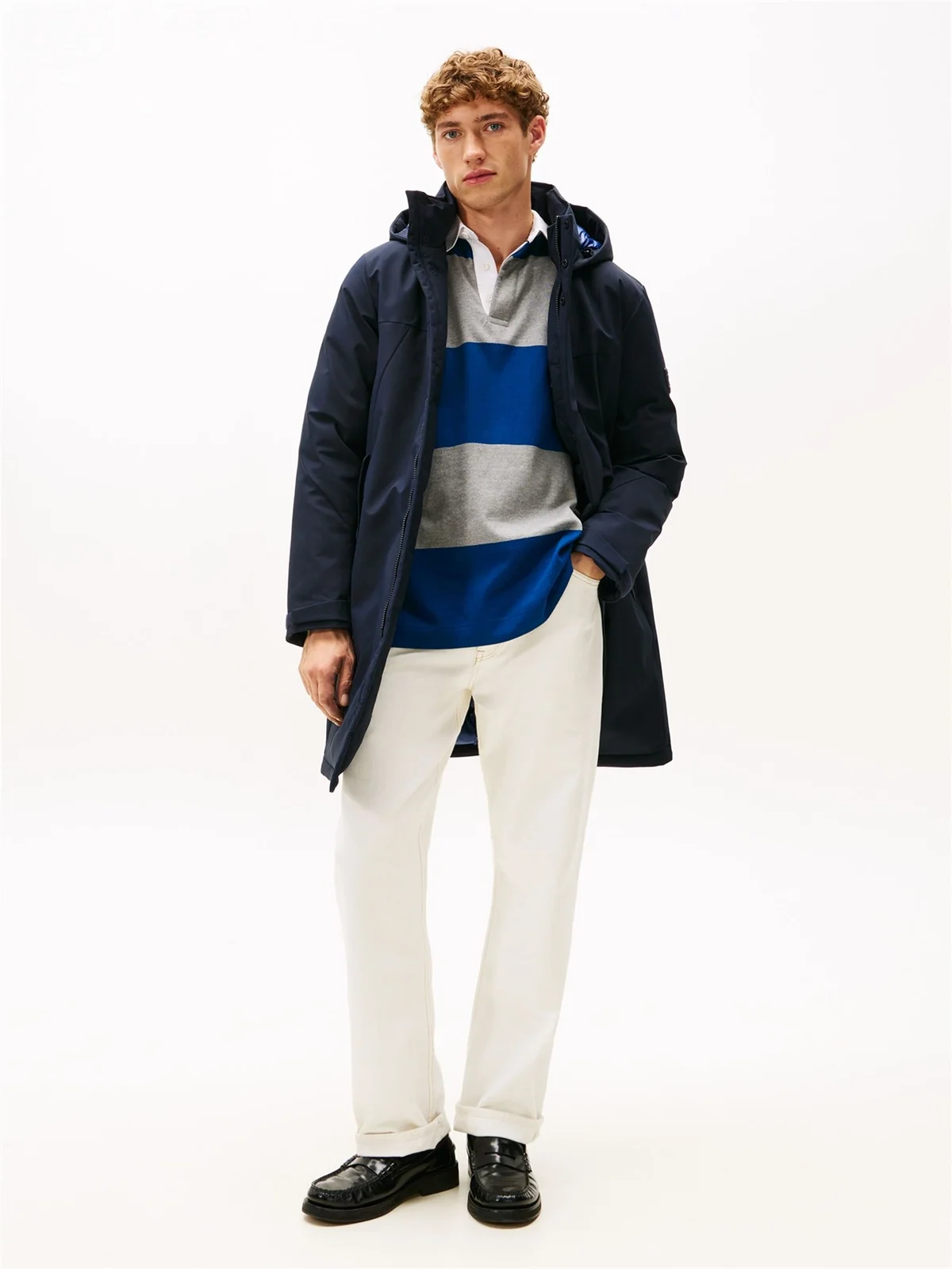 Tommy Hilfiger Tech Water Repellent Thermal Padded Parka - Navy - XL