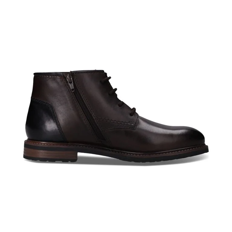 Bugatti Mosta Leather Lace-up Boots - Brown - 43