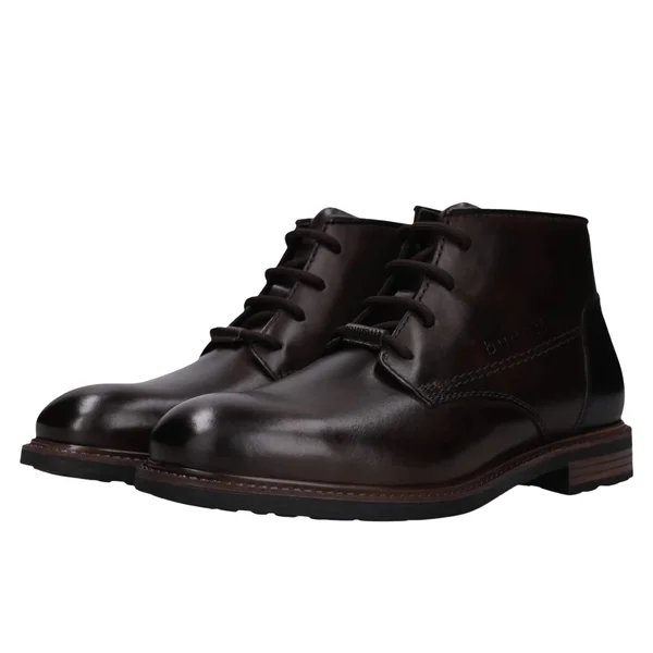 Bugatti Mosta Leather Lace-up Boots - Brown - 43