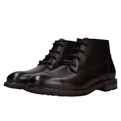 Bugatti Mosta Leather Lace-up Boots - Brown - 43