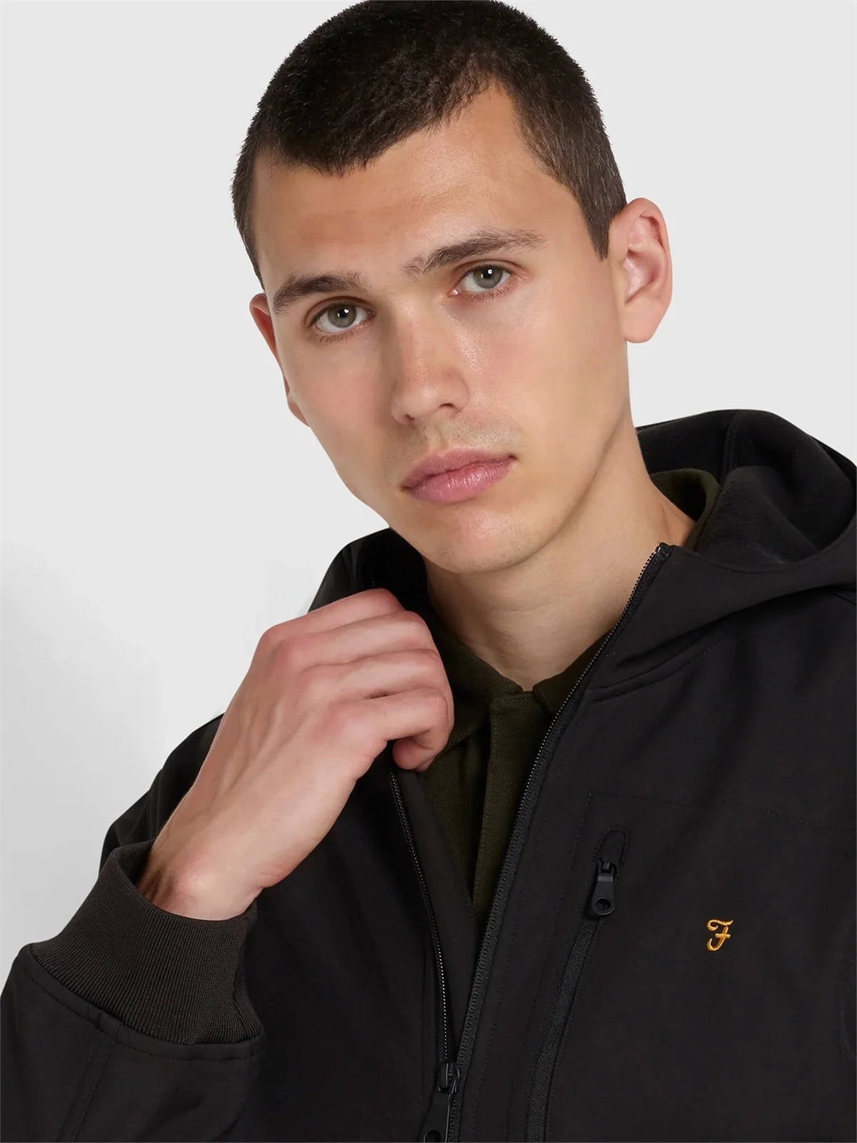 Farah Rudd Softshell Jacket - Black - XL