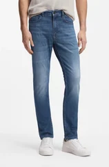 Boss Delaware Slim-fit Jeans in Soft-motion Denim - Blue - 38/32