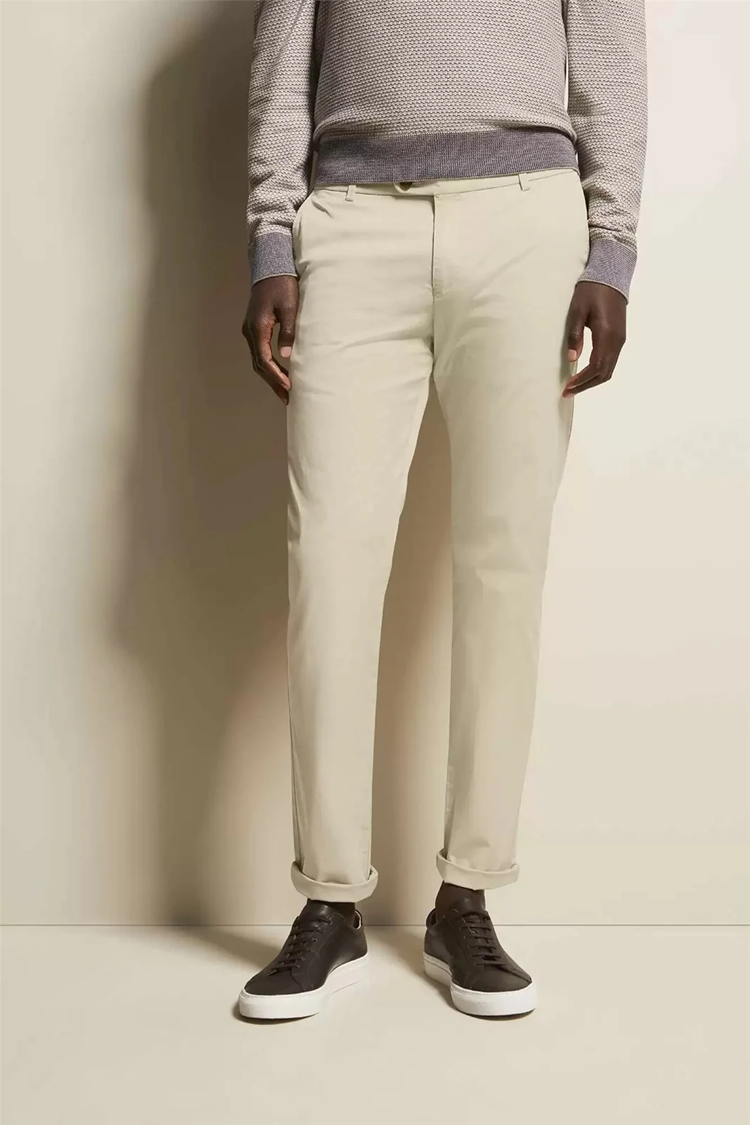 Bugatti Mens Combi Chino Trousers - Beige - 34/32