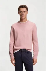 Boss Upacas-L Cotton Sweater - Pink - L