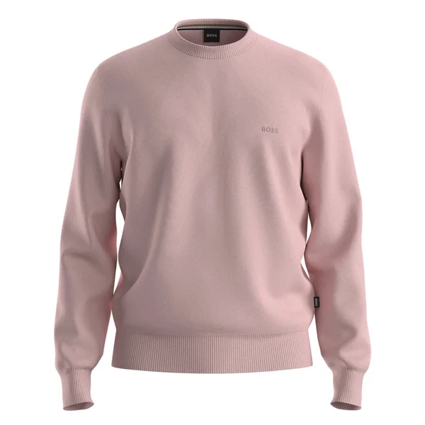 Boss Upacas-L Cotton Sweater - Pink - L