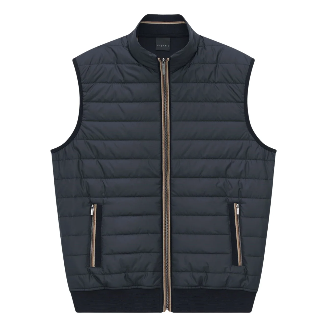 Bugatti Mens Knitted Gilet Waistcoat - Navy - XL