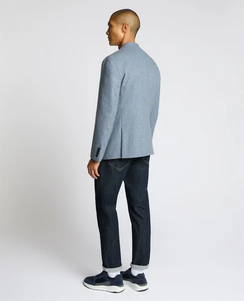 Remus Uomo Alto Slim Fit Wool-Blend Sports Jacket - Blue - 40R