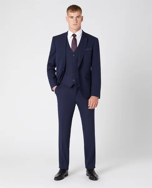 Remus Uomo Tapered Jacket - Navy - 46L