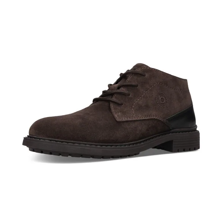 Bugatti Lota Lace Up Suede Boot - Brown - 42