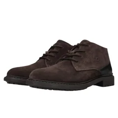 Bugatti Lota Lace Up Suede Boot - Brown - 42