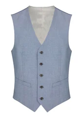 Daniel Grahame Dale Waistcoat - Lt Blue - 40R