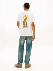Tommy Jeans Sign Block T-shirt - Beige - XL