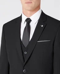 Remus Uomo Tapered Jacket - Black - 42R