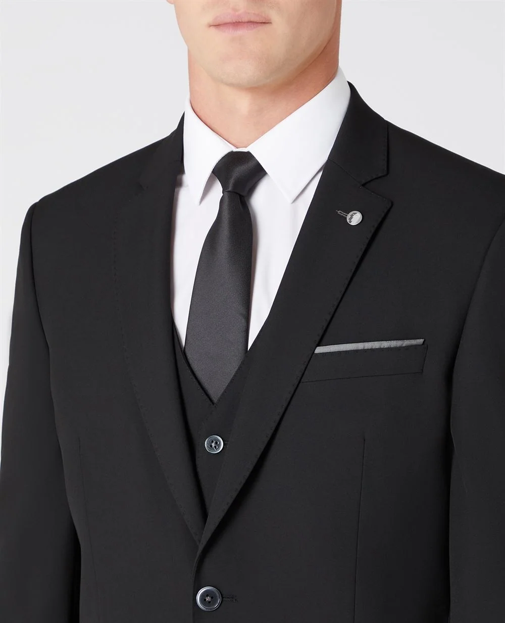 Remus Uomo Tapered Jacket - Black - 42R