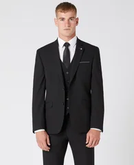 Remus Uomo Tapered Jacket - Black - 42R