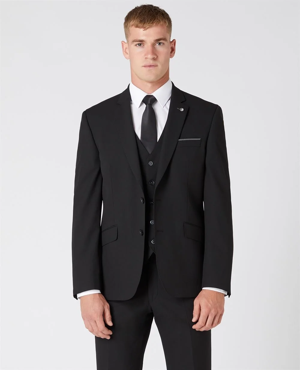 Remus Uomo Tapered Jacket - Black - 42R