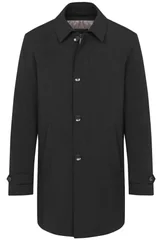 Bugatti Mens Poplin Coat - Black - 40R