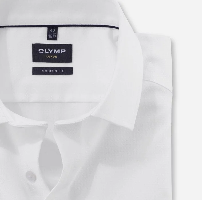 Olymp Modern Fit Business Shirt - White - 18