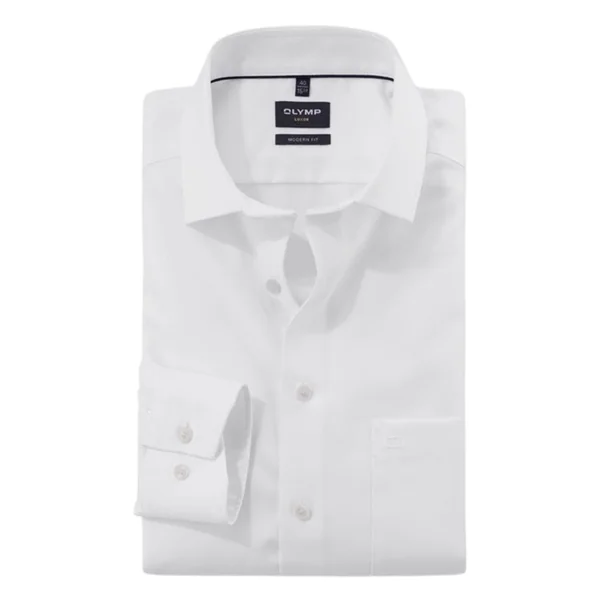 Olymp Modern Fit Business Shirt - White - 18