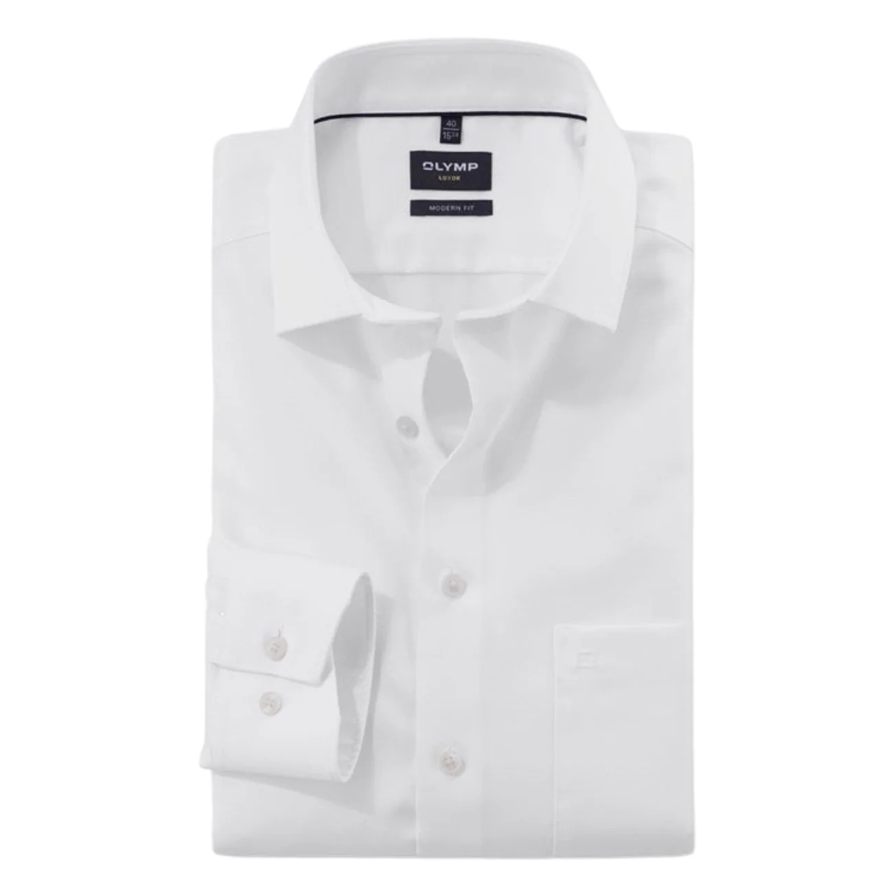 Olymp Modern Fit Business Shirt - White - 18