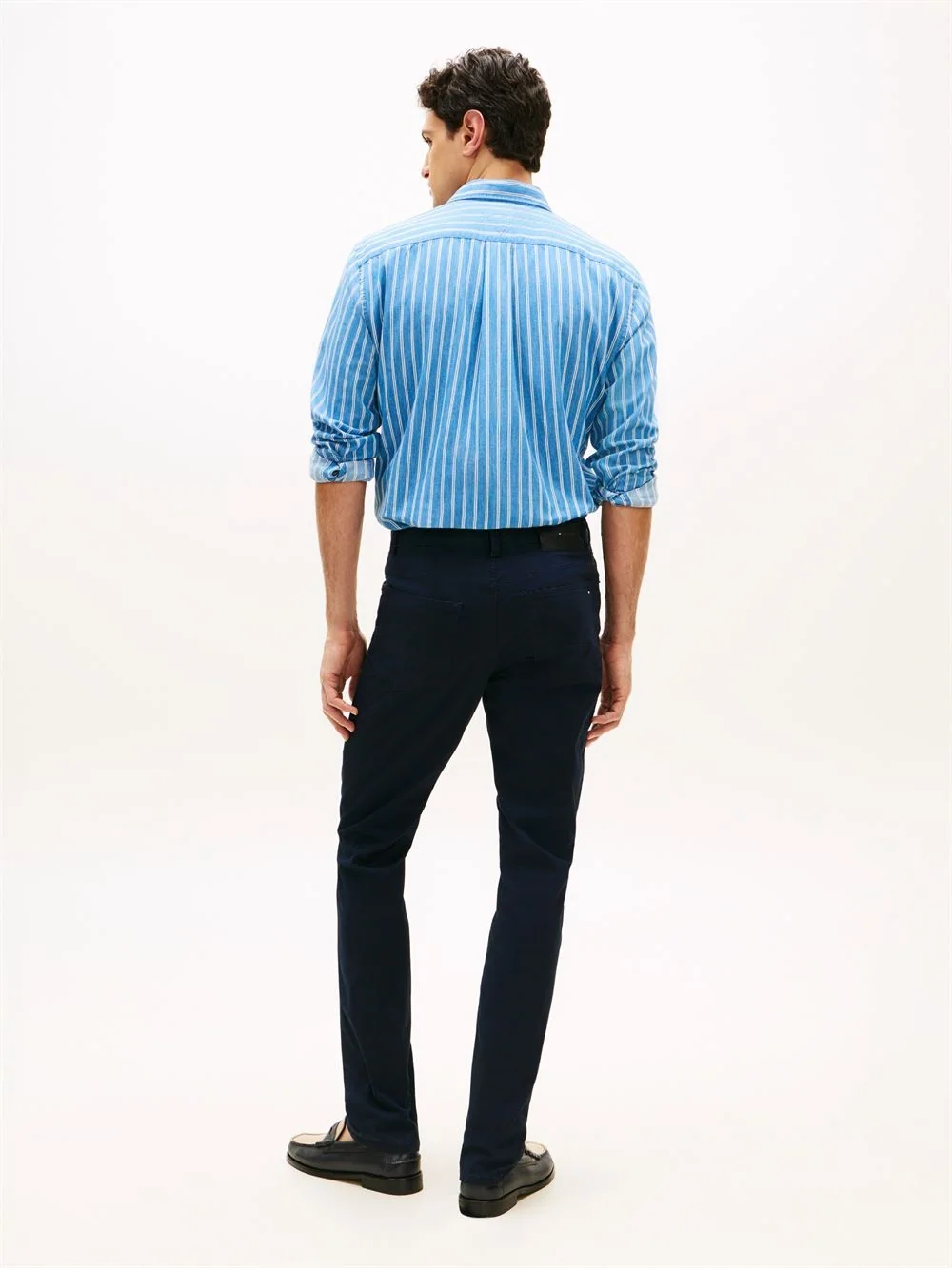 Tommy Hilfiger Denton Five-Pocket Stretch Essential Trousers - Navy - 38/32