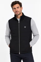 Fynch Hatton Hybrid Vest Nylon Gilet - Navy - M