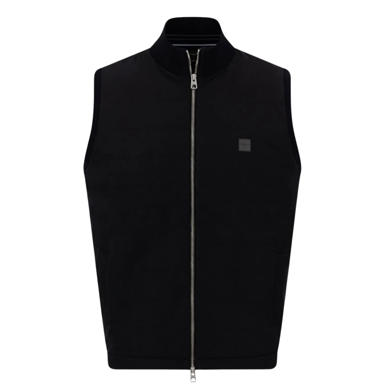 Fynch Hatton Hybrid Vest Nylon Gilet - Navy - M