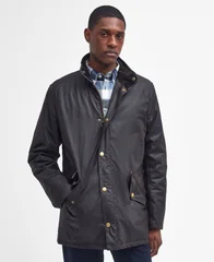 Barbour Prestbury Wax Jacket - Brown - M