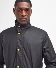 Barbour Prestbury Wax Jacket - Brown - M