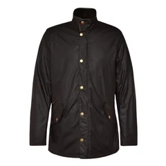 Barbour Prestbury Wax Jacket - Brown - M