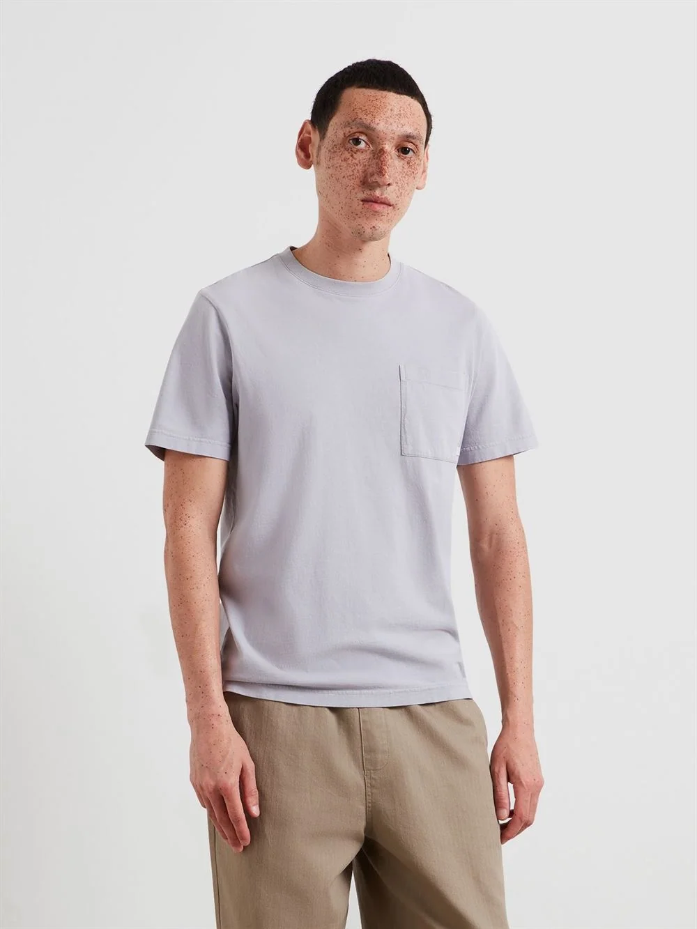 Farah Stacy Pocket T-Shirt - Purple - S
