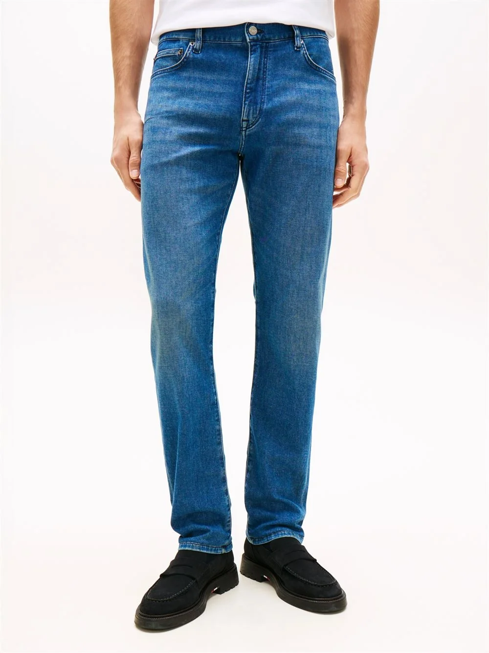 Tommy Hilfiger Slim Straight Denton Jeans - Blue - 38/34
