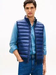 Tommy Hilfiger Mix Media Essential Gilet - Navy - XL