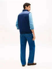 Tommy Hilfiger Mix Media Essential Gilet - Navy - XL