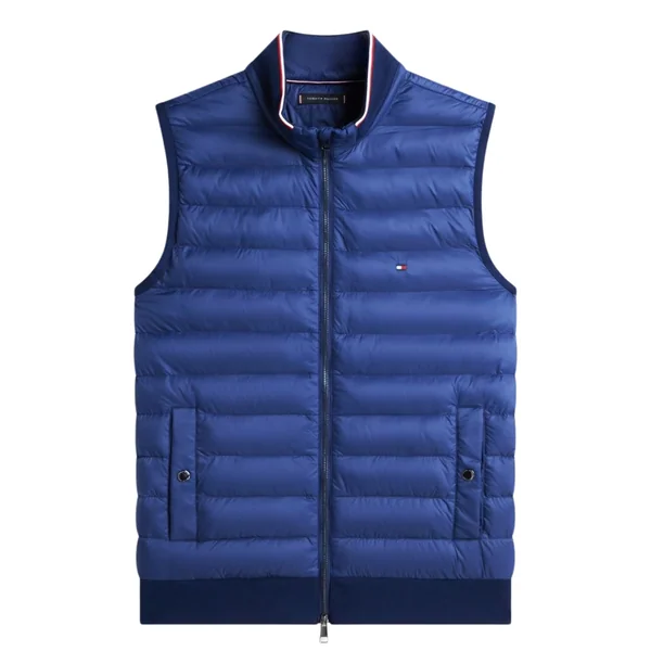 Tommy Hilfiger Mix Media Essential Gilet - Navy - XL