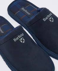 Barbour Everitt Mule Slipper - Navy - 45